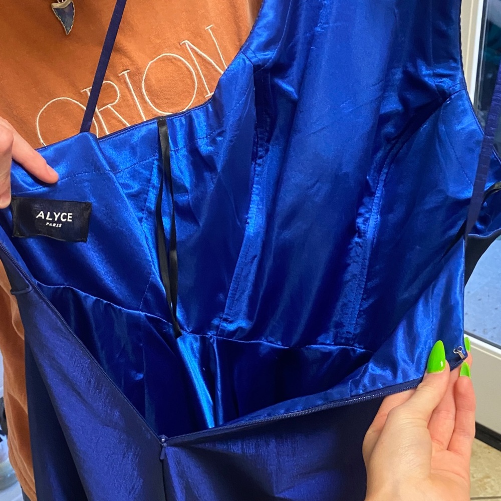 Prom dress, blue - Picture 3 of 10